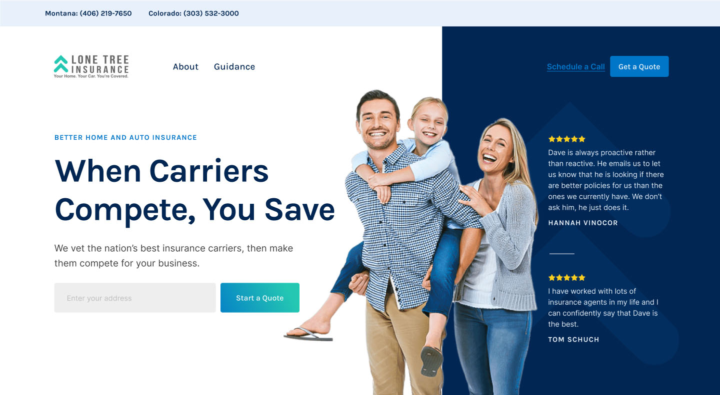 Contact Us : Lone Tree Insurance